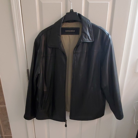 Dockers Leather Jacket - Picture 1 of 2